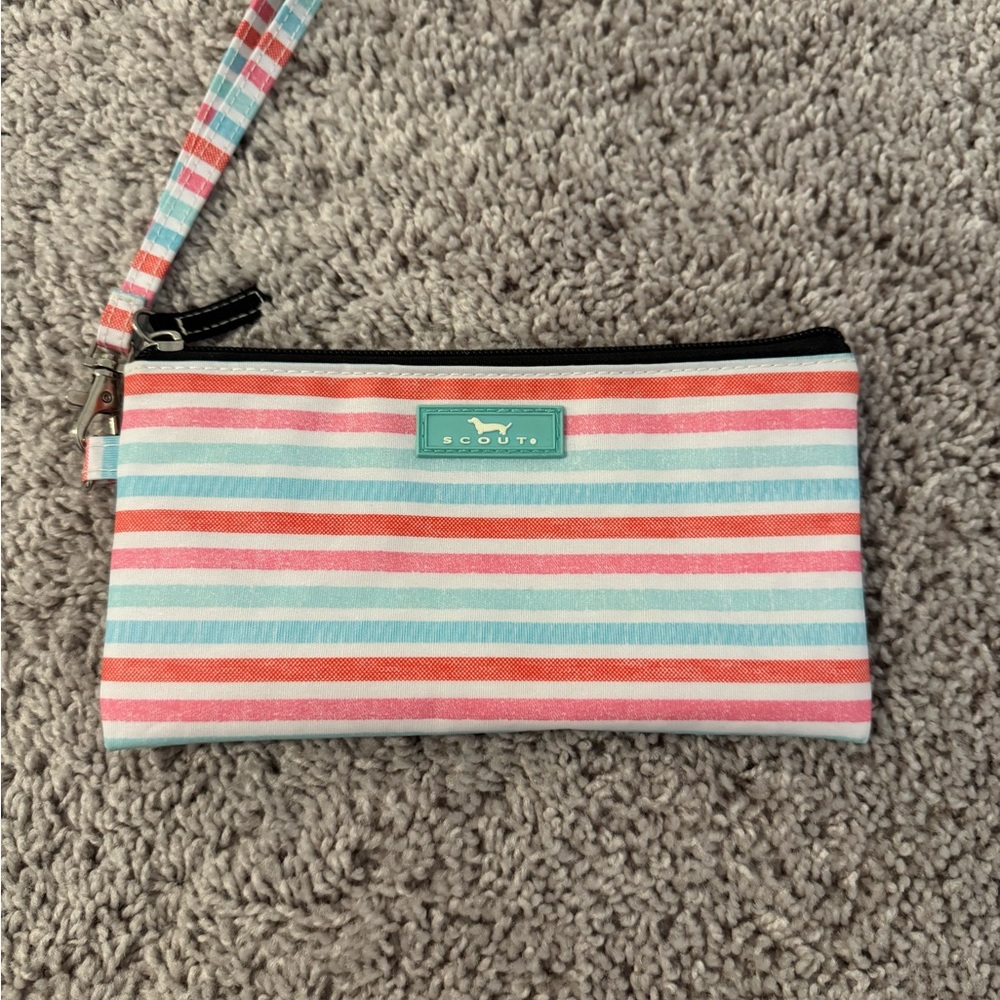 Scout Multicolor Striped Pouch